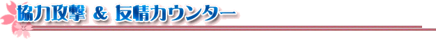 協力攻撃 & 友情カウンター